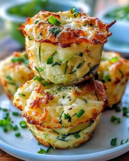 Chrupiące muffiny z cukinii, ziemniaków i parmezanu – pyszna alternatywa na zdrową przekąskę