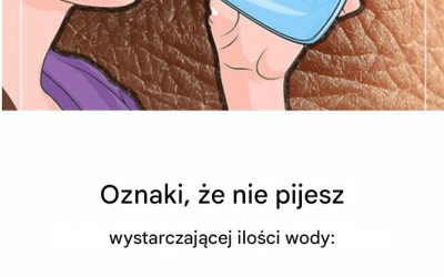 Co się dzieje z Twoim ciałem, jeśli nie pijesz wystarczającej ilości wody?