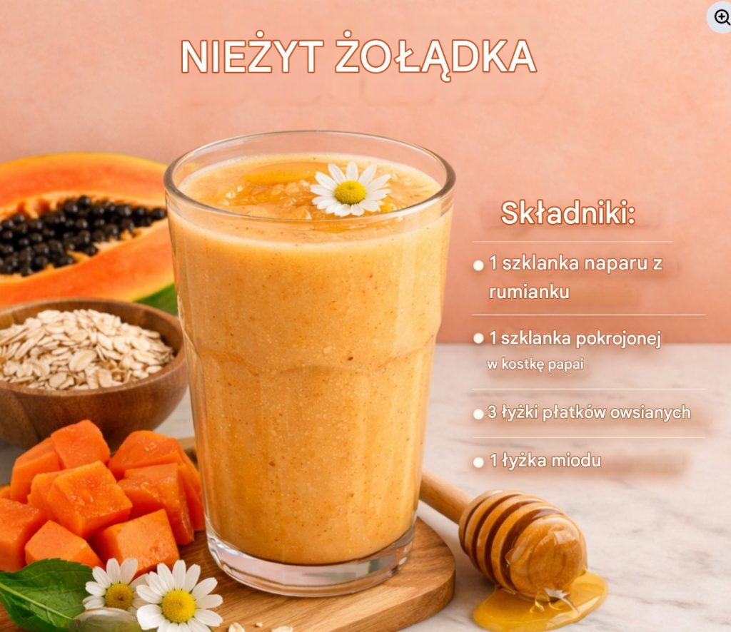 Naturalny koktajl na zapalenie żołądka – łagodny i skuteczny