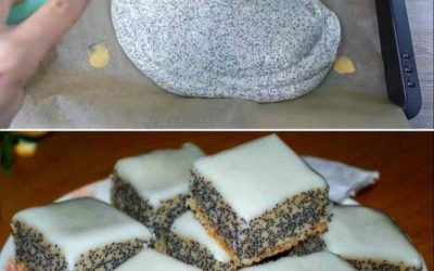 No cóż, uzależnia! Ciasto twarogowe z makiem – pieczone w zaledwie 5 minut i niebiańsko pyszne
