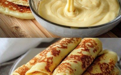 Naleśniki bez opakowania z twarogiem