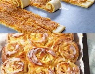 Nigdy nie mam dość ślimaków jabłkowych, które przyrządzam trzy razy w tygodniu.