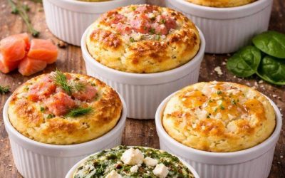 🧀🥚 6 lekkich i możliwych połączonych, wytrawnych sufletów 🥚🧀 Miękkie w środku, idealnie wyrośnięte i złocistobrązowe… suflety