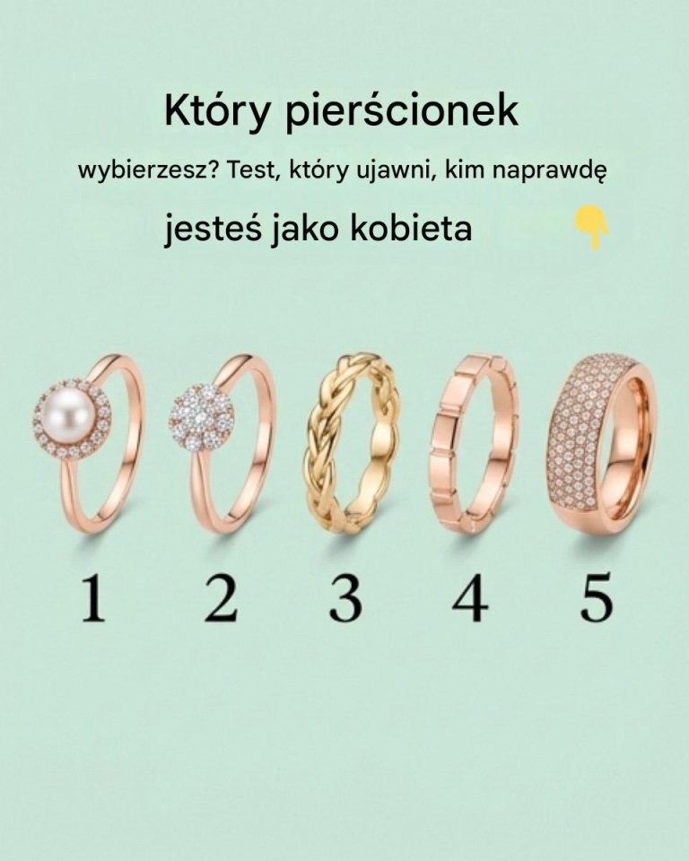 Jaki pierścionek chcesz wybrać? Test, który był kobietą