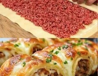 Rolada z mięsem i serem pieczona w piekarniku: łatwy i szybki przepis, styl gourmet, bezglutenowy, smażony na powietrzu🔥🧀🥩