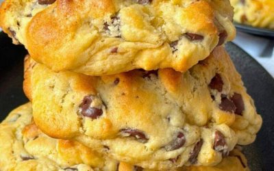 Dikke en gesmolten chocoladekoekjes