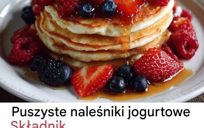 ** Puszyste naleśniki jogurtowe Ultramiękkie, lekkie i puszyste naleśniki. Dzięki jogurtowi są niesamowicie puszyste i mają delikatny smak,