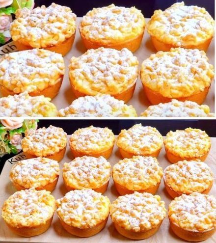 Fantastyczne muffinki z kruszonką i twarogiem
