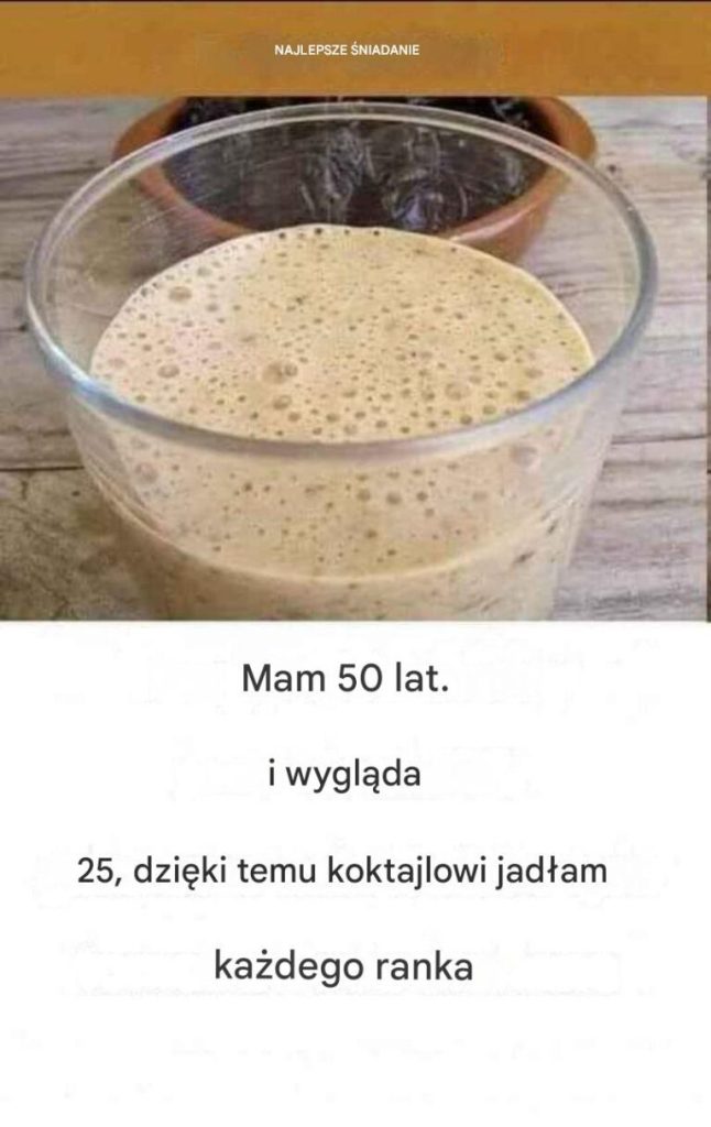 Mam 50 lat i ciało 25-latki, dzięki temu koktajlowi, który piję każdego ranka