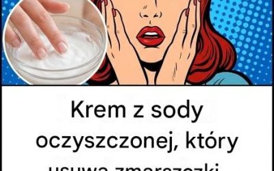 Krem z sodą oczyszczoną wygładzający teksturę skóry, łagodzący i przywracający blask twarzy.