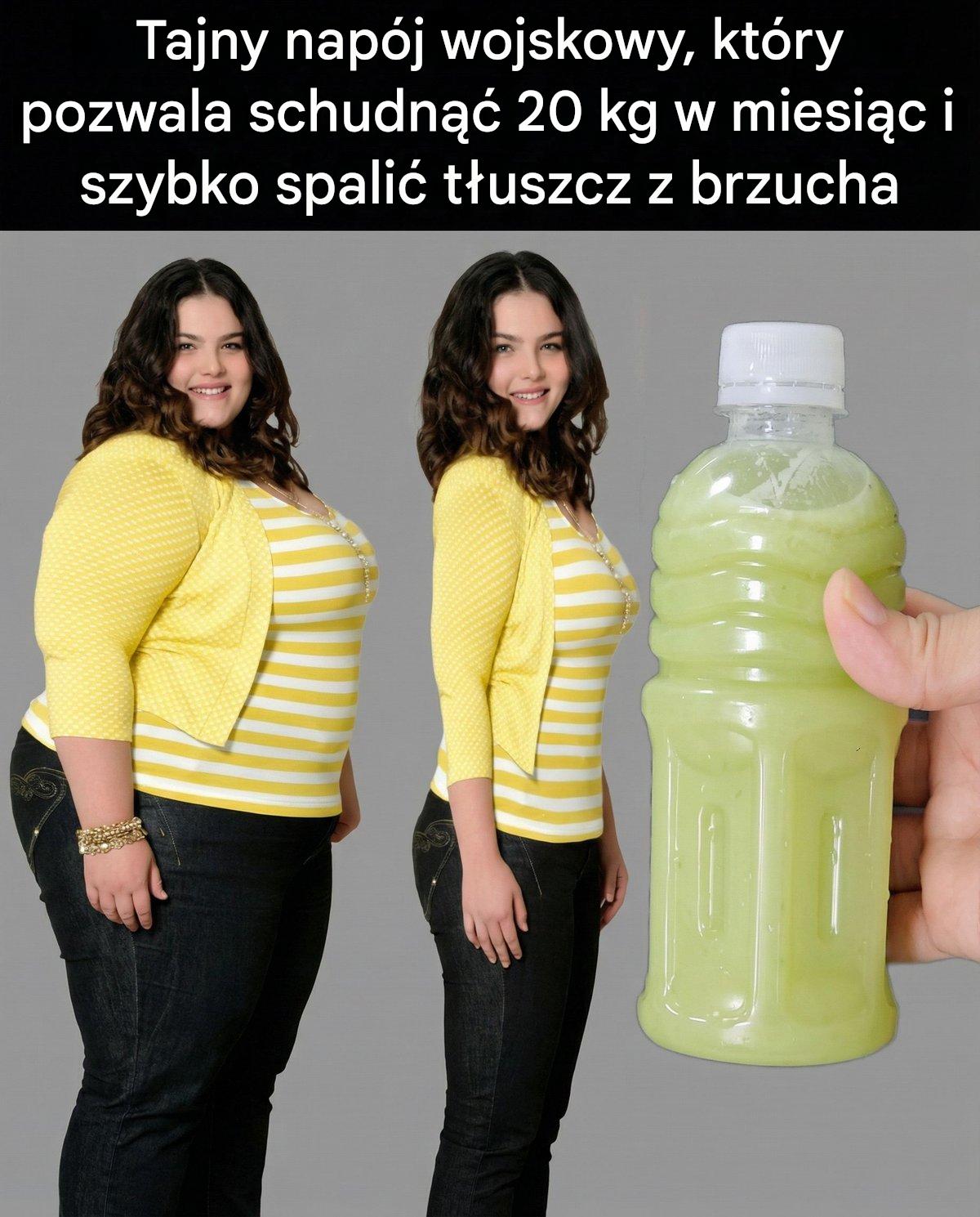 Tajny napój wojskowy, który pozwala schudnąć 20 kg w miesiąc i szybko spalić tłuszcz