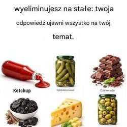 Wybierz składnik, którego mógłbyś się obejść: twoja odpowiedź ujawnia twoją prawdziwą osobowość.