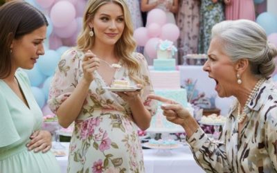 Moja siostra bliźniaczka i ja byłyśmy obie w ósmym miesiącu ciąży. Podczas baby shower moja okrutna mama zażądała, żebym oddała siostrze mój fundusz na dziecko w wysokości 18 000 dolarów, mówiąc: „Ona zasługuje na to bardziej niż ty!”. Kiedy stanowczo odmówiłam, mówiąc: „To na przyszłość mojego dziecka!”, nazwała mnie egoistką, a potem nagle uderzyła mnie mocno w brzuch. Natychmiast odeszły mi wody, zemdlałam z bólu i wpadłam do basenu. Tata powiedział: „Niech tam unosi się na wodzie i pomyśli o swoim egoizmie!”. Moja siostra roześmiała się: „Może teraz nauczy się dzielić!”. Wszyscy stali tam, patrząc, jak tonę, podczas gdy ja byłam nieprzytomna. Dziesięć minut później obudziłam się na brzegu basenu, skąd wyciągnął mnie gość. Ale kiedy spojrzałam na swój ciążowy brzuch, krzyknęłam z szoku…