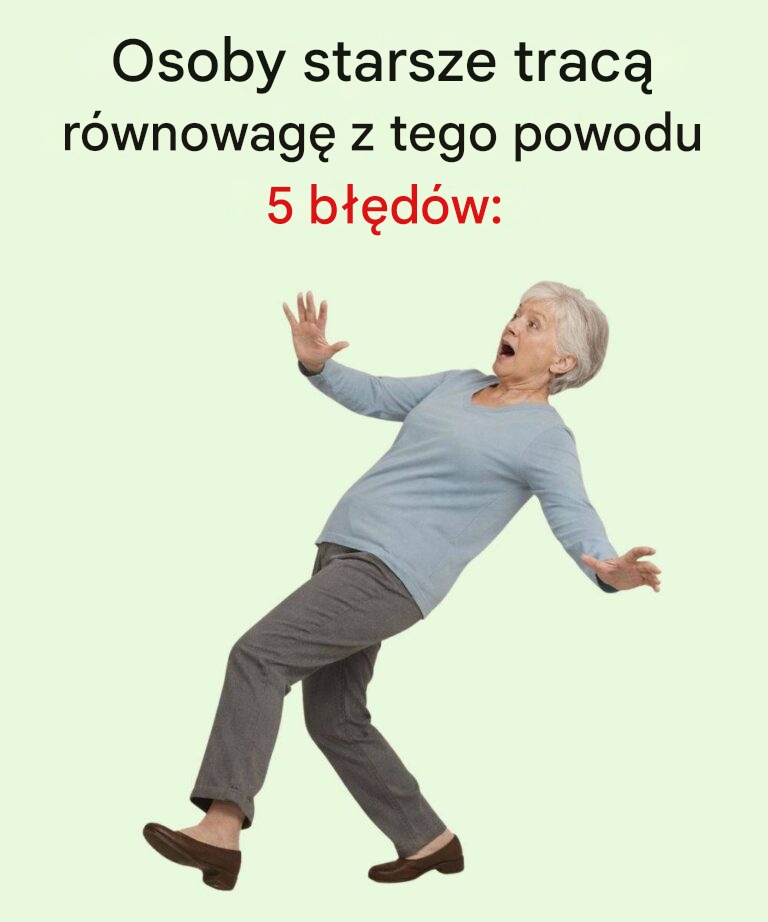 Typowe błędy wpływające na równowagę u osób starszych