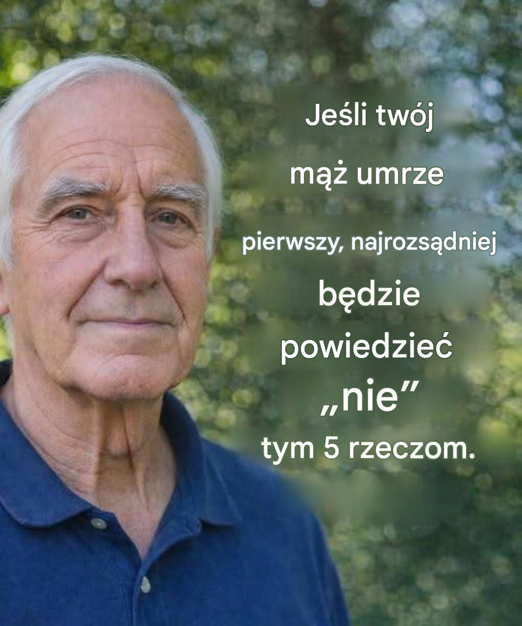 Jeśli Twój partner umrze przed Tobą, unikaj tych 5 błędów, aby żyć spokojnie i szczęśliwie po 60. roku życia.