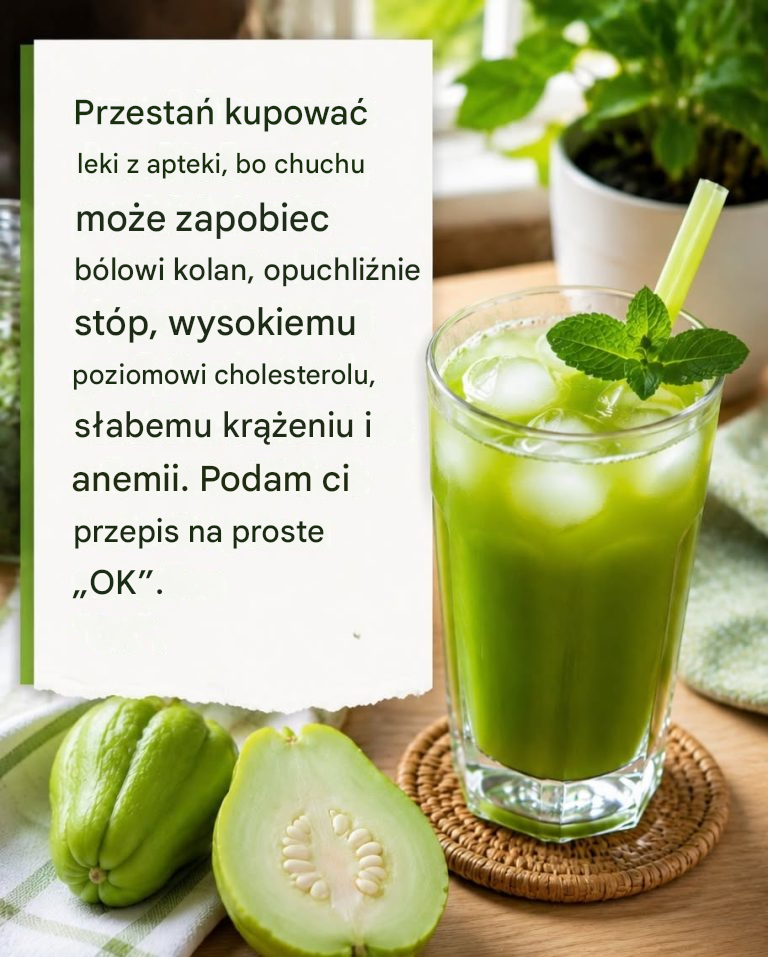 Odkryj ten prosty przepis na napój z chayote — orzeźwiający dodatek do codziennej rutyny dbania o dobre samopoczucie.