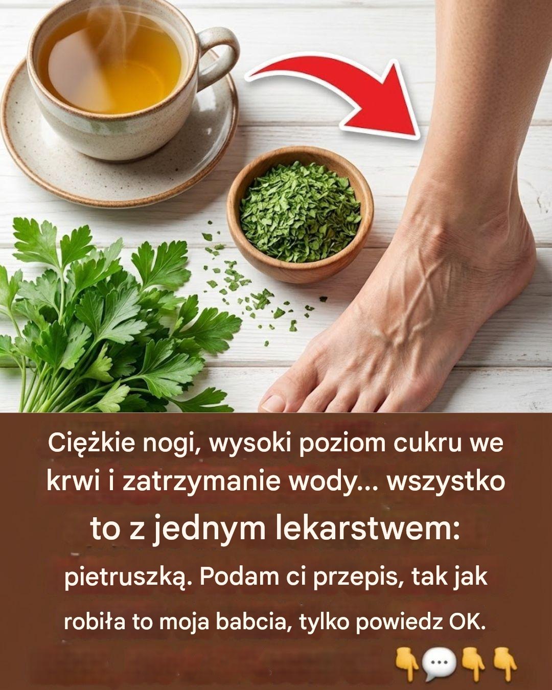 Pietruszka: prosty środek, który nasze babcie stosowały na ciężkie nogi i za dodatkową wodę