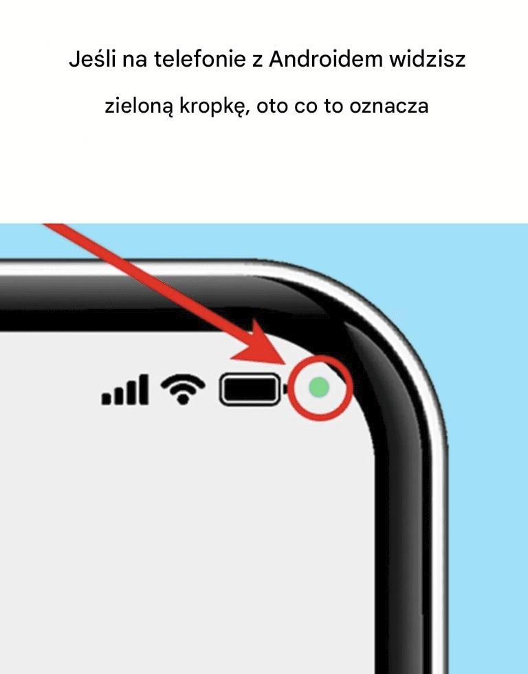 Widzisz zieloną kropkę na swoim telefonie z Androidem? Oto, co ona oznacza.