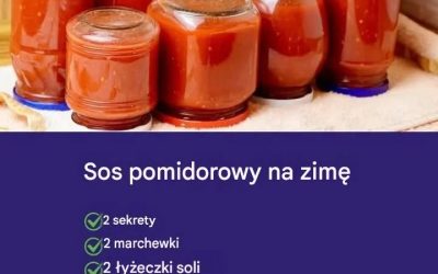 🍅🧄Sos pomidorowy na zimę, przepis włoskie składniki👇