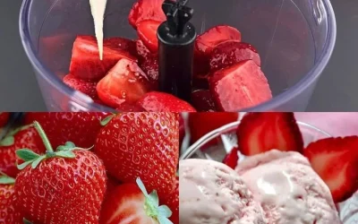 Domowe lody truskawkowe: Prosta i naturalna przekąska