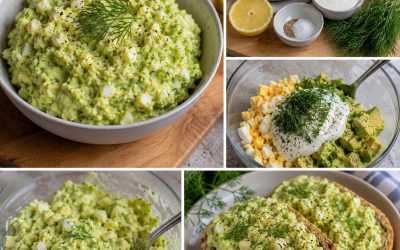 Pasta Jajeczna z Awokado i Koperkiem – Zielone Śniadanie na Dobry Dzień!