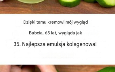 Dzięki temu kremowi moja babcia mając 65 lat wygląda jakby miała 35. Najlepsza emulsja kolagenowa.👇👇