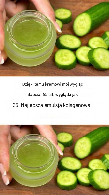 Dzięki temu kremowi moja babcia mając 65 lat wygląda jakby miała 35. Najlepsza emulsja kolagenowa.👇👇