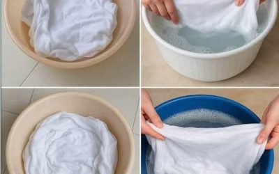 3 łyżki na miskę – a białe rzeczy są czystsze niż nowe: nawet pożółkła “szmata” oślepi bielą – life hack