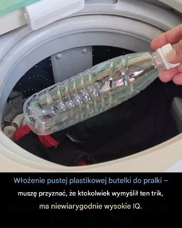 Genialny trik prania: dlaczego pusta plastikowa butelka to sekret bezproblemowego i spokojnego prania