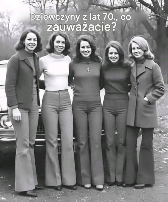 Dziewczyny w latach 70.: jaki szczegół od razu rzuca się w oczy?